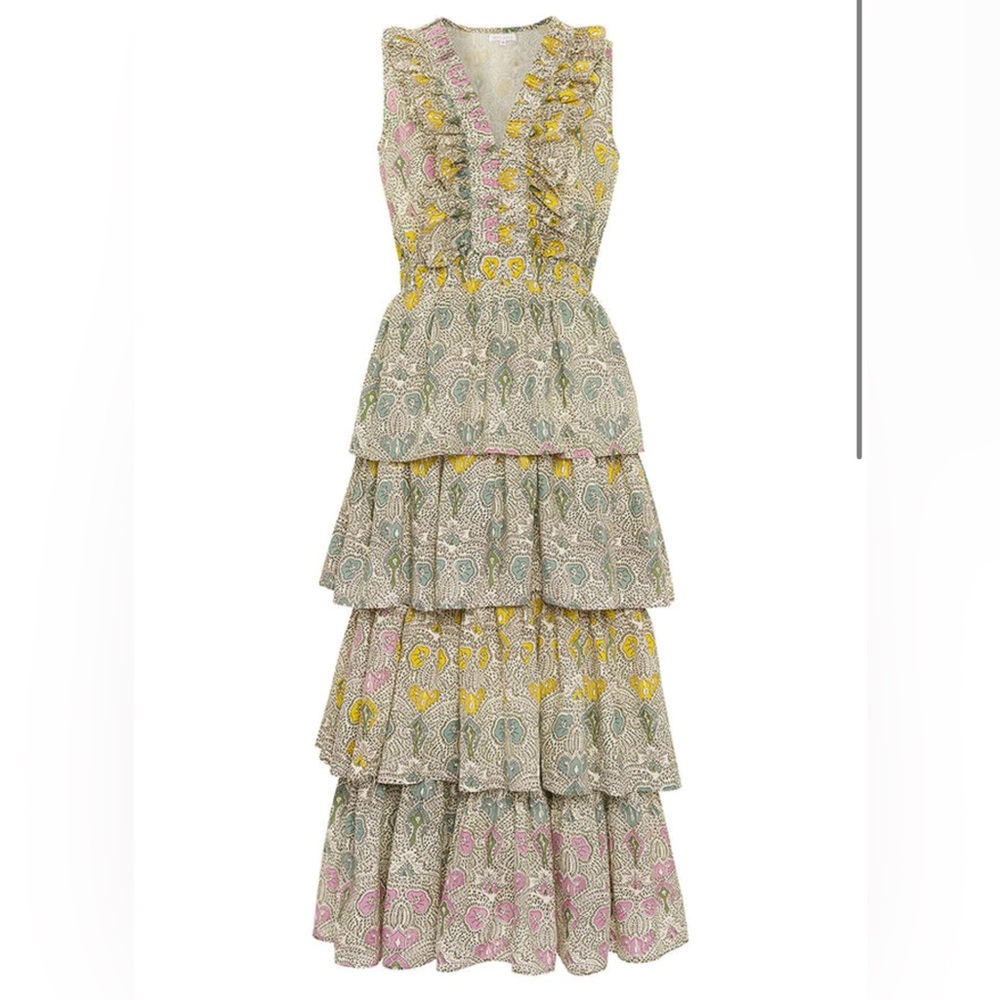 Anna Cate Charlotte Maxi Dress- Sunrise Print, Size M, NWT